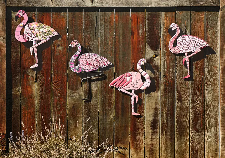 Kissing Crows Mosaics