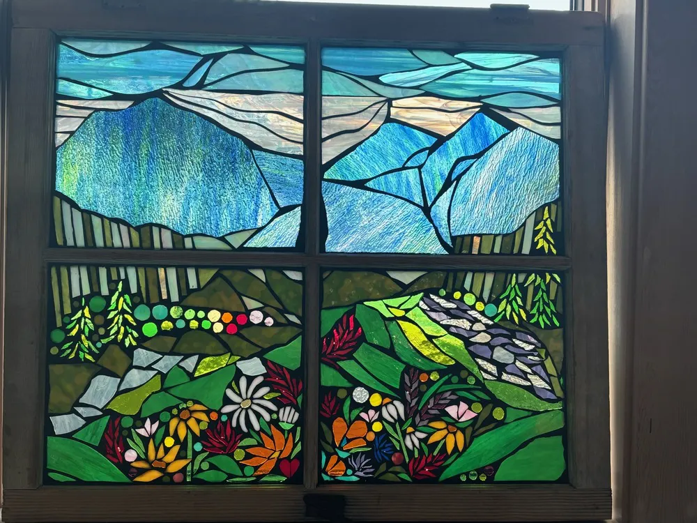 Smiling Mama Mosaic Art