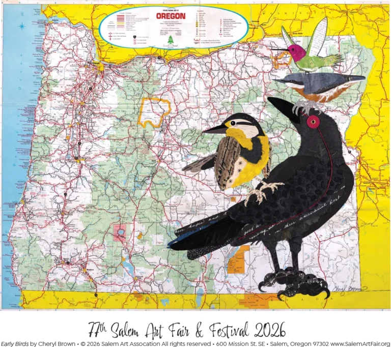 2026 Salem Art Fair poster by Cheryl Brown