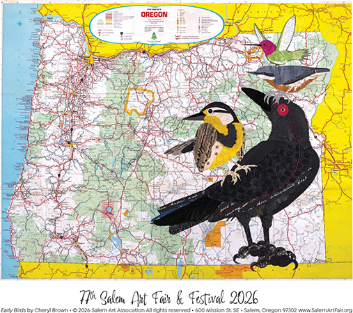2026 Salem Art Fair poster by Cheryl Brown