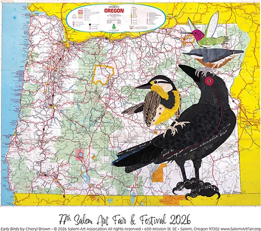2026 Salem Art Fair poster by Cheryl Brown